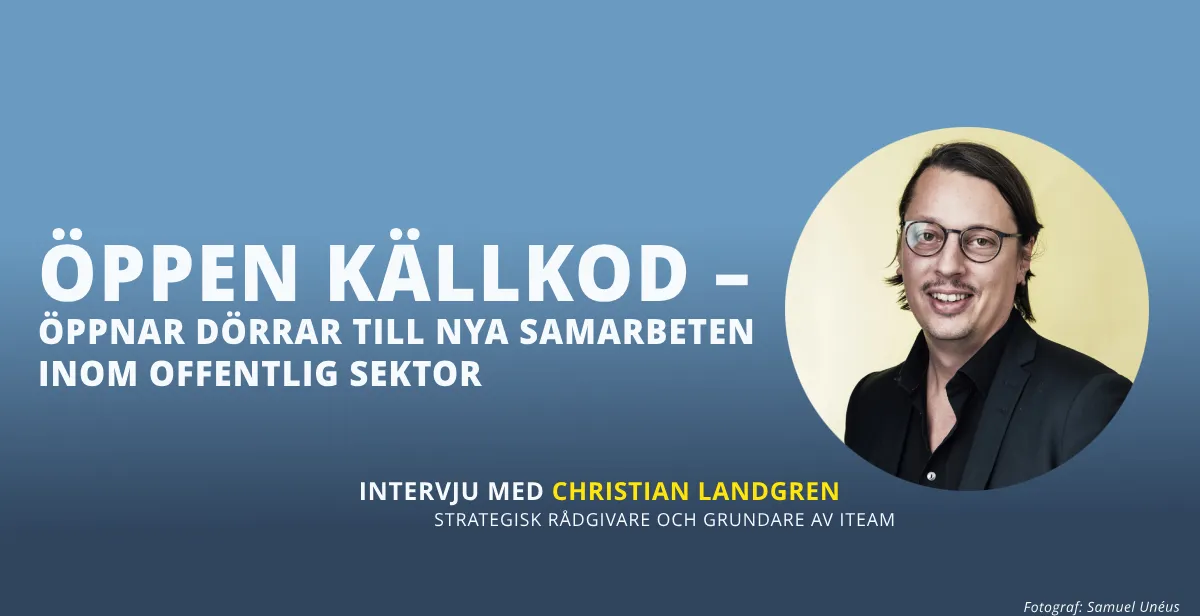 Öppen källkod – öppnar dörrar till nya samarbeten